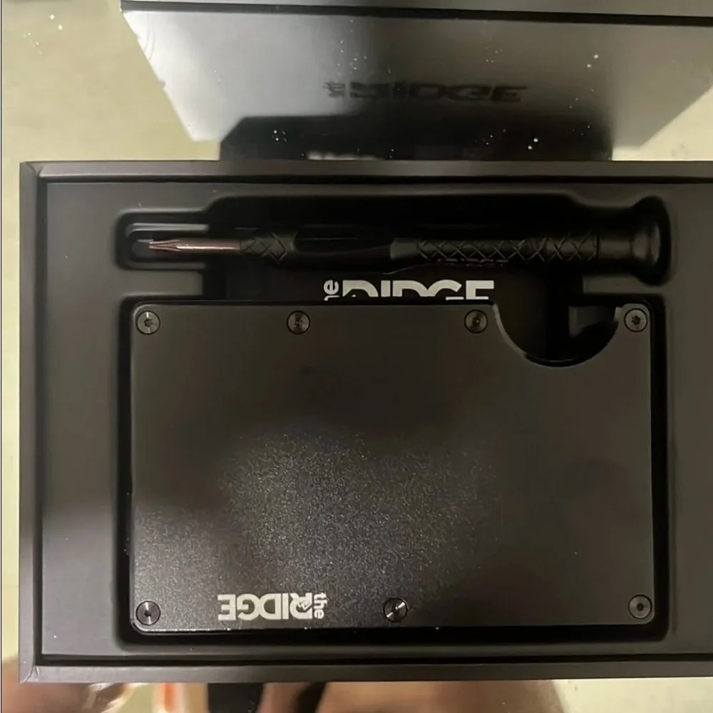 Ridge Black Money Clip